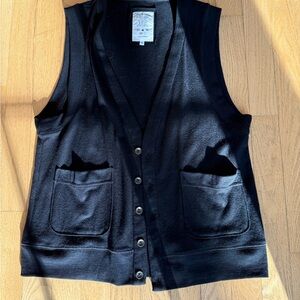 Rag & Bone Charcoal Wool Vest